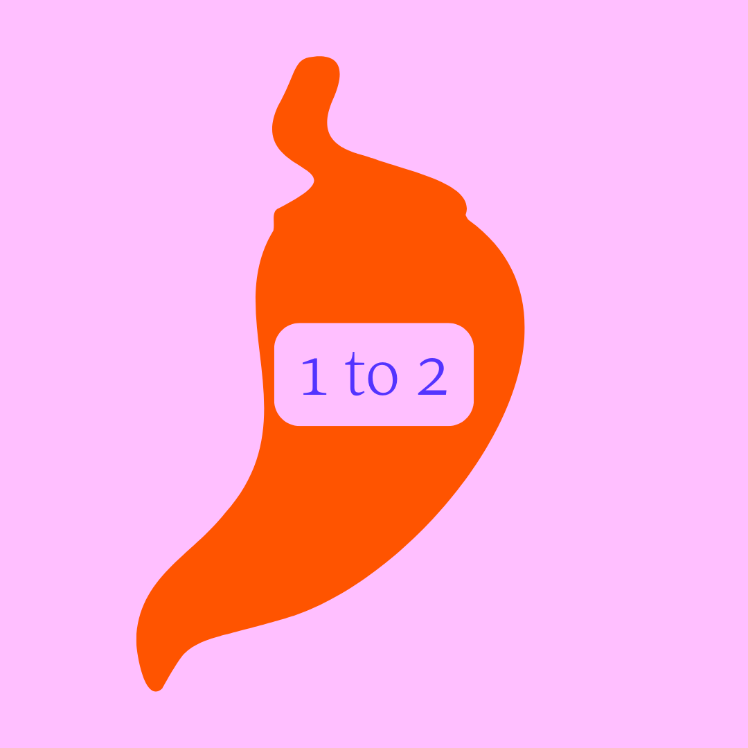 1 to 2 🌶️
